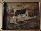 Boerderijlandschap — onleesbare signatuur, Ophalen of Verzenden