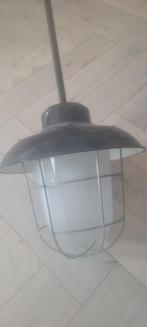 LAMP, plafondlamp, industriële vintage look, Ophalen, Zo goed als nieuw