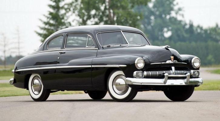 Amerikaanse Oldtimer Ford Mercury Bonnet Embleem uit 1950, Antiek en Kunst, Curiosa en Brocante, Ophalen of Verzenden