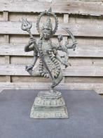 Statue en bronze de la déesse Kali/Inde/42 cm, Antiquités & Art, Enlèvement ou Envoi