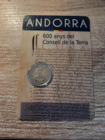2 euro Andorre - Consseil de la terre - 2019 beschikbaar voor biedingen