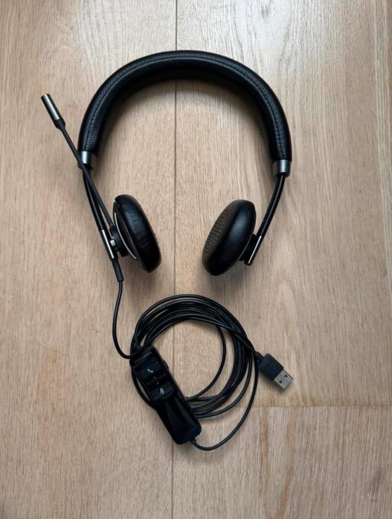 PLANTRONICS-headset met ruisonderdrukking, Mute-functie, On-ear, Ophalen of Verzenden, Zo goed als nieuw