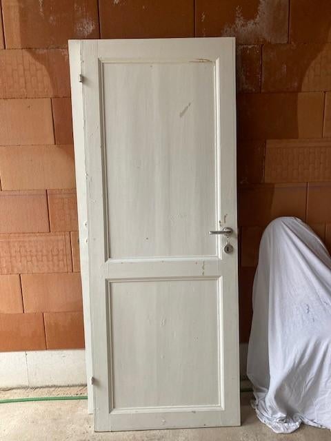 Vieilles portes à panneaux, Bricolage & Construction, Fenêtres & Moustiquaires, Porte intérieure, Enlèvement, Bois, 215 cm ou plus