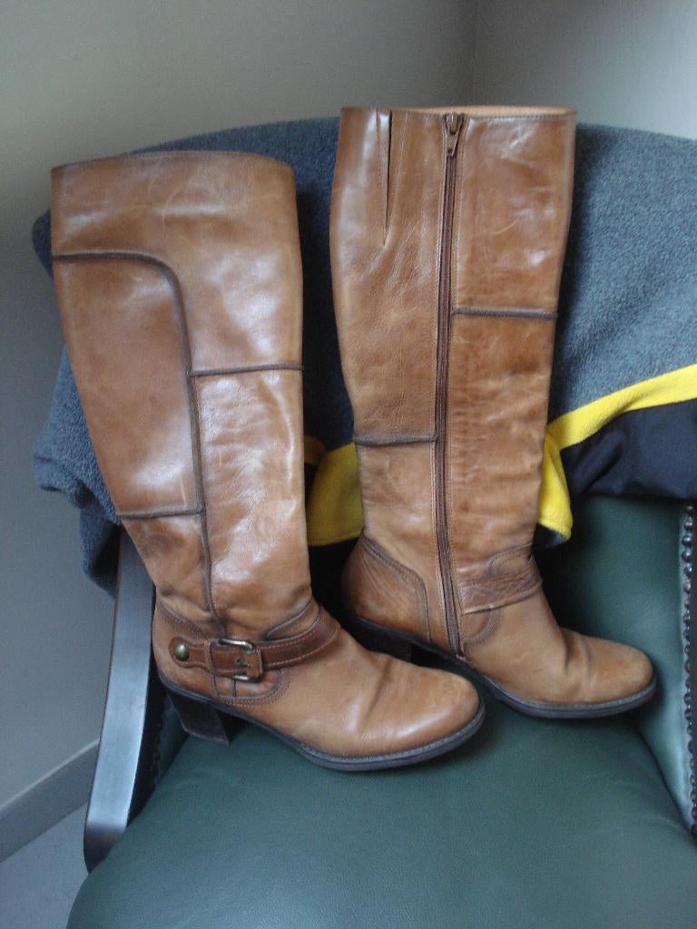 Hispanitas bruine laarzen, dames/meisjes. mt 37, Kleding | Dames, Schoenen, Gedragen, Hoge laarzen, Bruin, Ophalen of Verzenden