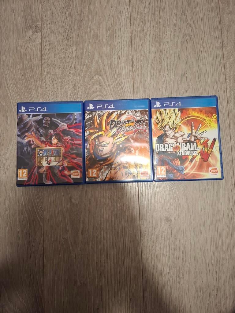 DragonBall FighterZ, DragonBall Xoverse XV, één stuk 4, Games en Spelcomputers, Games | Sony PlayStation 4, Online, Gebruikt, Vechten