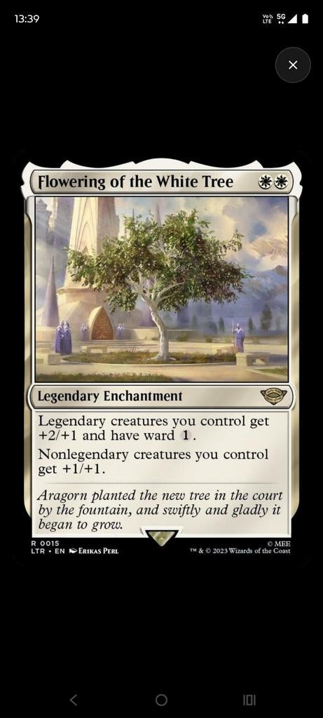 Flowering of the white tree, Ophalen of Verzenden