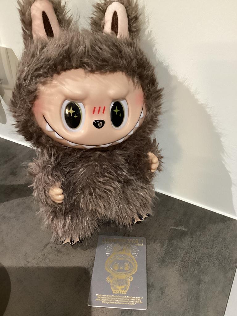 Nieuwe grote labubu zimmono  met kaart zeeer leuk, Collections, Jouets miniatures, Enlèvement, Neuf
