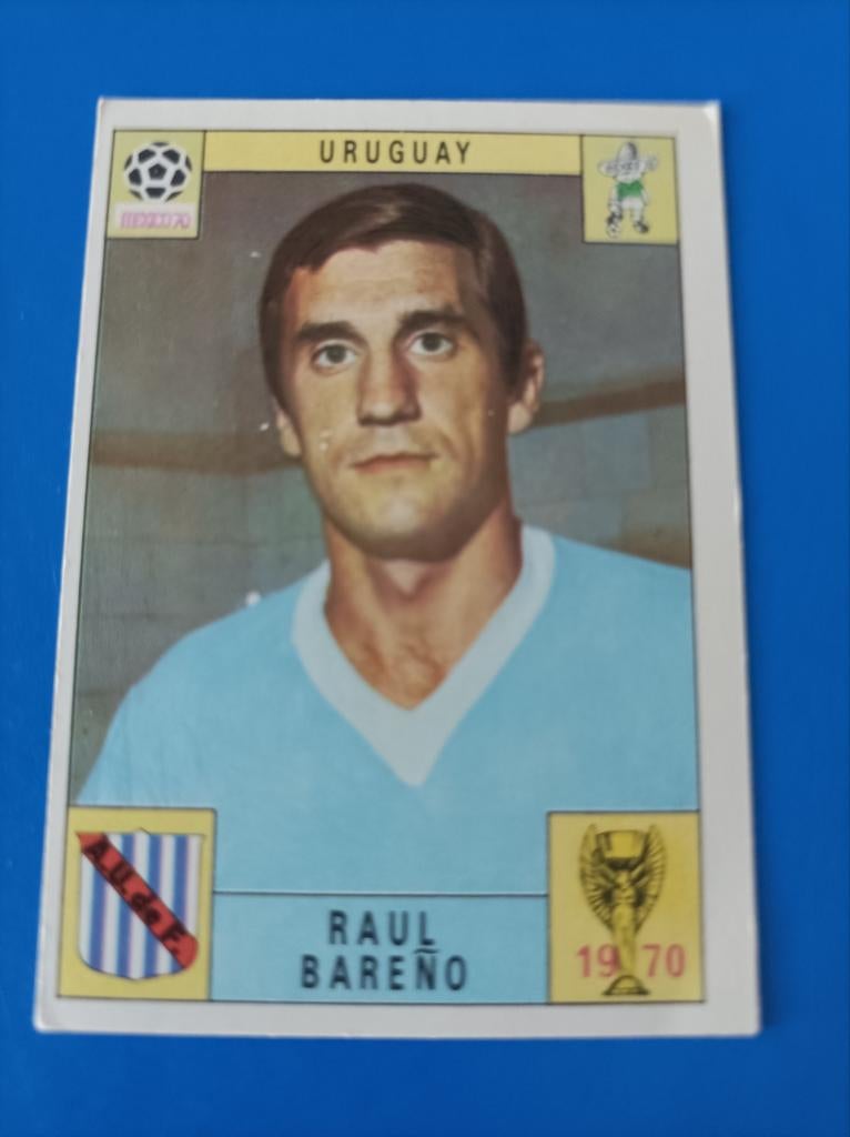 Panini Mexico 70 Uruguay Raul Bareno, Ophalen of Verzenden