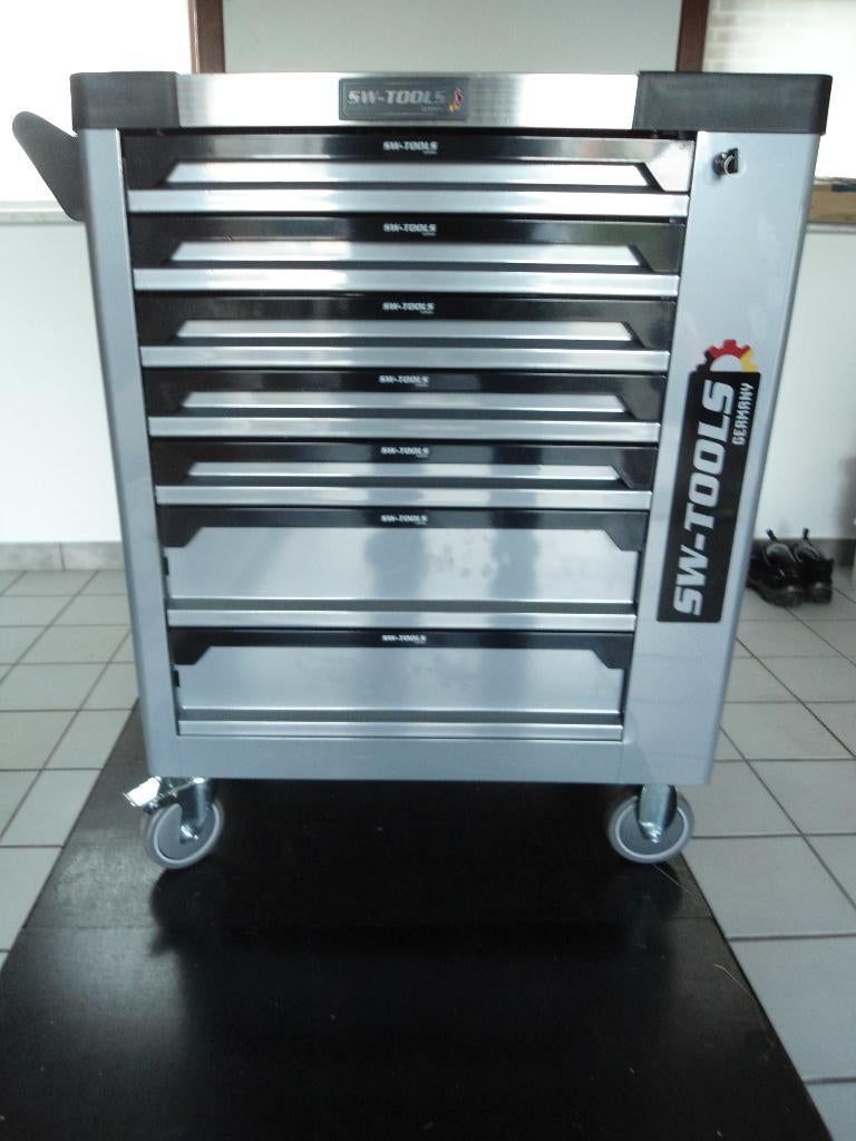 SW tools - Gereedschapswagen xxxl - 7 laden vol - Opbergvak, Enlèvement, Remplie, Neuf