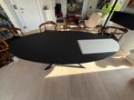 Ovale designtafel, Ophalen, Kunststof, 100 tot 150 cm, Design