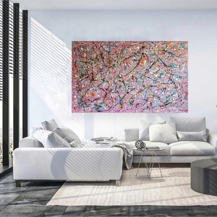 Living My Life, Antiek en Kunst, Kunst | Schilderijen | Abstract, Ophalen