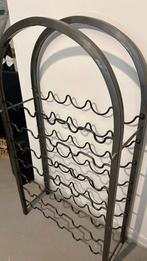 Casier à vin en métal - look industriel - autoportant, Maison & Meubles, Comme neuf, Enlèvement, Métal, 75 cm ou plus