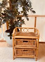 Rotan nachtkasje Boho, Ophalen of Verzenden, Gebruikt