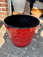 rode bloempot, Tuin en Terras, Ophalen, Zo goed als nieuw