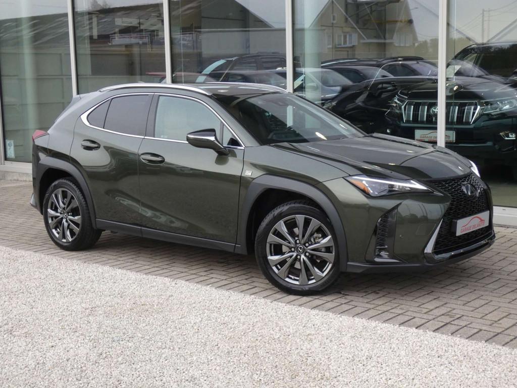 Lexus UX 250H HYBRID F-Sport Design +Leder Dodehoek Zetelver, Auto's, Lexus, Gebruikt, 4 cilinders, 5 zetels, 5 deurs