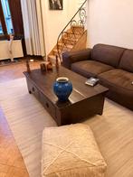 Koloniale salontafel in hardhout, Ophalen, Zo goed als nieuw