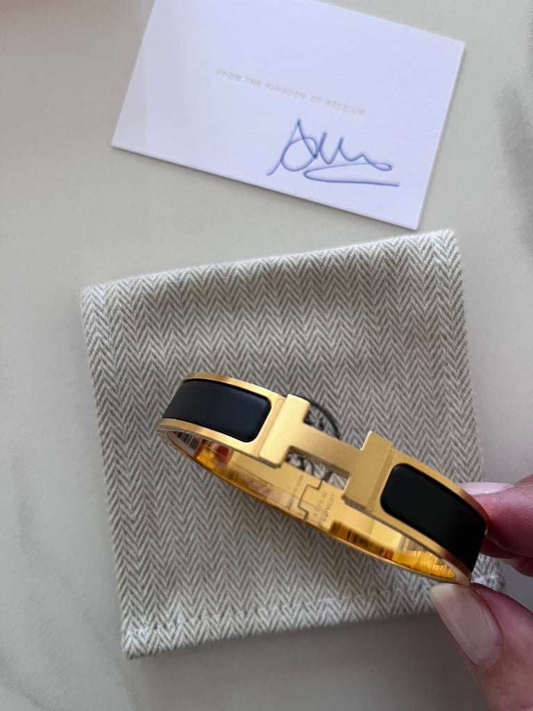 Hermès Clic, Ophalen of Verzenden, Nieuw, Zwart, Dame of Heer