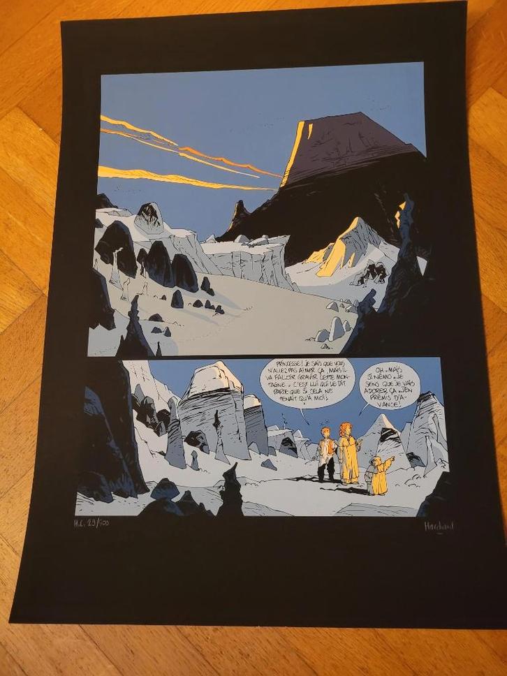 Paar zeefdrukken LITTLE NEMO van Bruno Marchand, Antiek en Kunst, Kunst | Litho's en Zeefdrukken, Ophalen