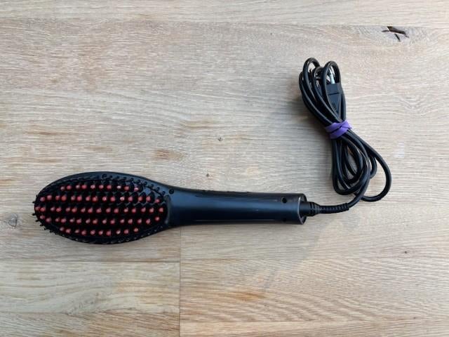 Zwarte Esperanza Fast Hair Straightener - Stijlborstel, Handtassen en Accessoires, Uiterlijk | Haarverzorging, Gebruikt, Krultang of Stijltang