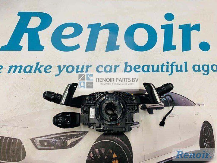 Stuurwiel Sleepring + Flippers Peugeot 3008 Schakelaars, Autos : Pièces & Accessoires, Tableau de bord & Interrupteurs, Utilisé