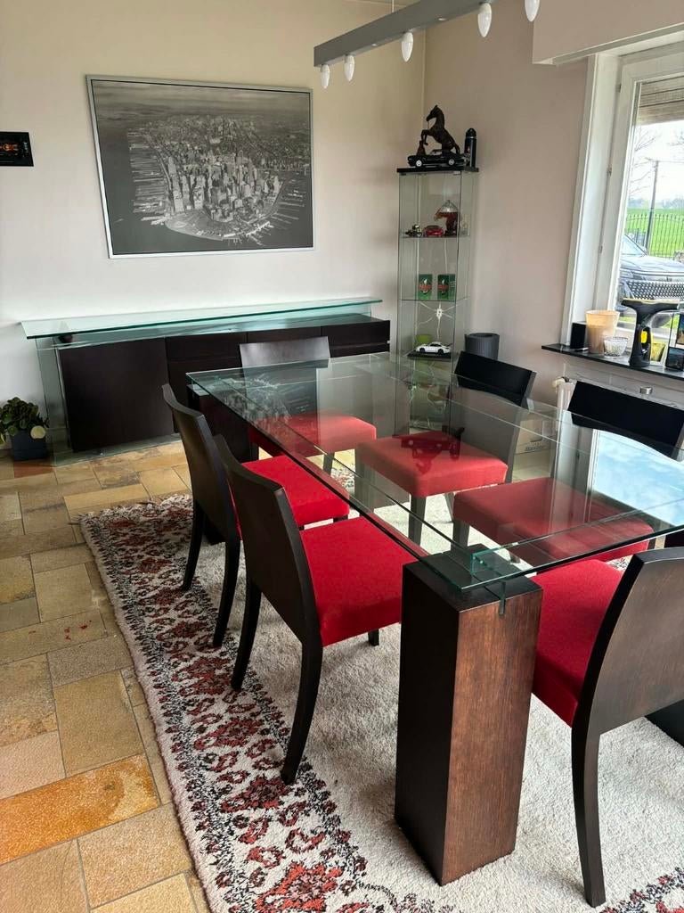 Salle à manger « Roche Bobois », Enlèvement, Utilisé, Modern, 4 à 6 chaises