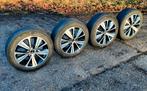 Pneus été 205/55-17 sur jantes alu originales Citroën, Pneus et Jantes, Pneus été, 205 mm, 17 pouces