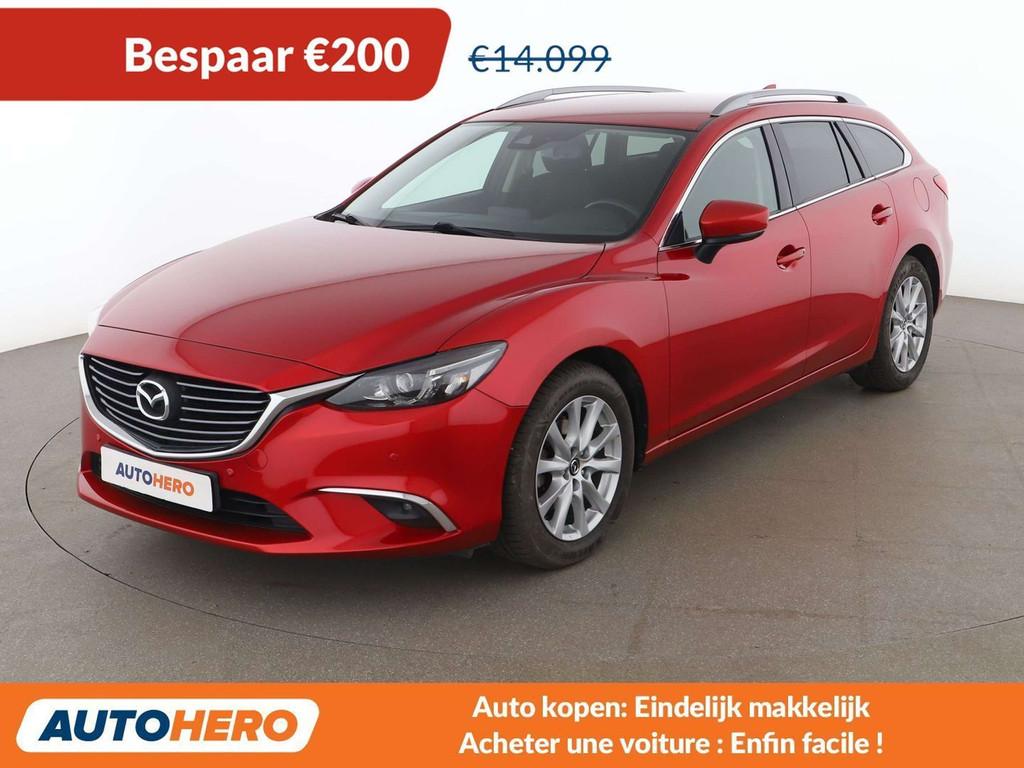 Mazda 6 2.0 Attraction (bj 2017), Voorwielaandrijving, 1998 cc, Stof, Gebruikt
