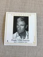 Etiket Champagne Wielrenner Frank Vandenbroucke, Verzamelen, Verzenden, Bidprentje