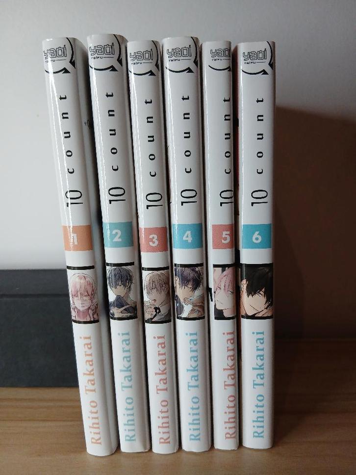 Lot manga 10 Count 1-6 complet – BL / Yaoi – Rihito Takarai, Boeken, Strips | Comics, Nieuw, Complete serie of reeks, Japan (Manga)
