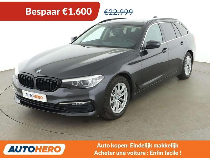 BMW 5 Serie 518 518d Luxury (année de construction 2019), Autos, BMW, Achat, Série 5, ABS, Caméra de recul, Airbags, Air conditionné