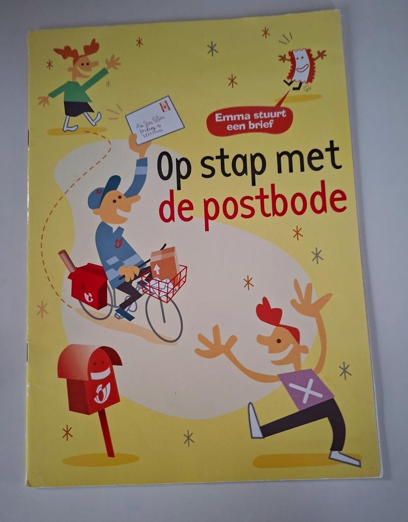 Boekje : Op stap met de postbode / bpost, Boeken, Kinderboeken | Jeugd | onder 10 jaar, Ophalen of Verzenden