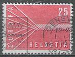 Suisse 1957 - Yvert 595 - Europe - 25 s. (ST), Envoi, Affranchi