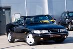 Saab 900 2.3i Cabriolet Automaat _Garantie, Auto's, Saab, 4 zetels, 4 cilinders, Zwart, Leder