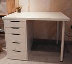 Bureau blanc Ikea, Enlèvement, Comme neuf, Bureau
