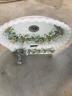 lavabo / handenwaser beschilderd bloemenmotief, Ophalen