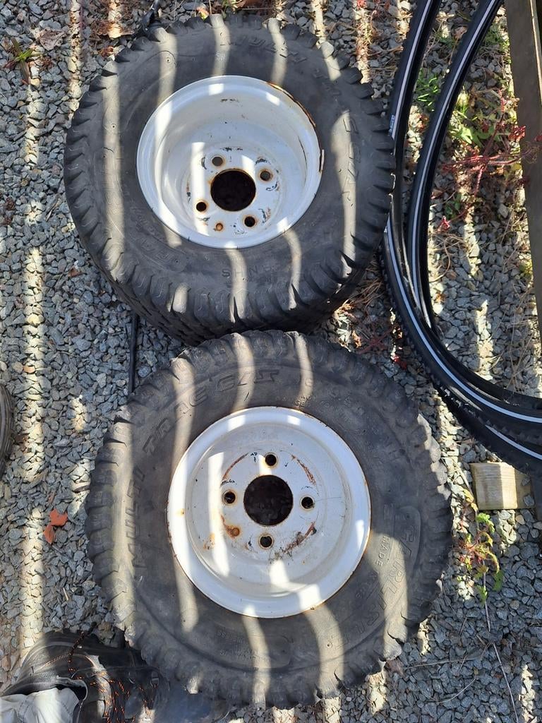 Set wielen Walker frontmaaier, Ophalen