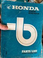 Manuel de pièces Honda Monkey Z50A K, Motos, Enlèvement ou Envoi, Honda