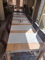 UNIEKE  LANGE EETTAFEL, Ophalen, 100 tot 150 cm, Eikenhout, 200 cm of meer
