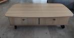 Zeer degelijke salontafel op wielen met laden, Maison & Meubles, Accessoires pour la Maison | Coffres, Enlèvement