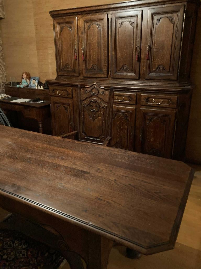 Bureau, Maison & Meubles, Bureaux, Comme neuf, Bureau-armoire combiné, Autres marques, Classique, Bois, Brun, Enlèvement
