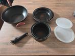 3 pannen,2 potten,1 wokpan (Tefal Ingenio), Ophalen of Verzenden, Zo goed als nieuw