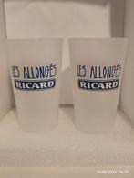 Deux gobelets RICARD ., Collections, Enlèvement ou Envoi, Comme neuf, Ustensile