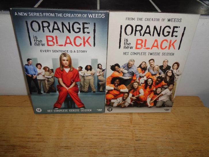 Orange is the New Black "Seizoen 1 + 2", Cd's en Dvd's, Dvd's | Thrillers en Misdaad, Zo goed als nieuw, Detective en Krimi, Vanaf 12 jaar