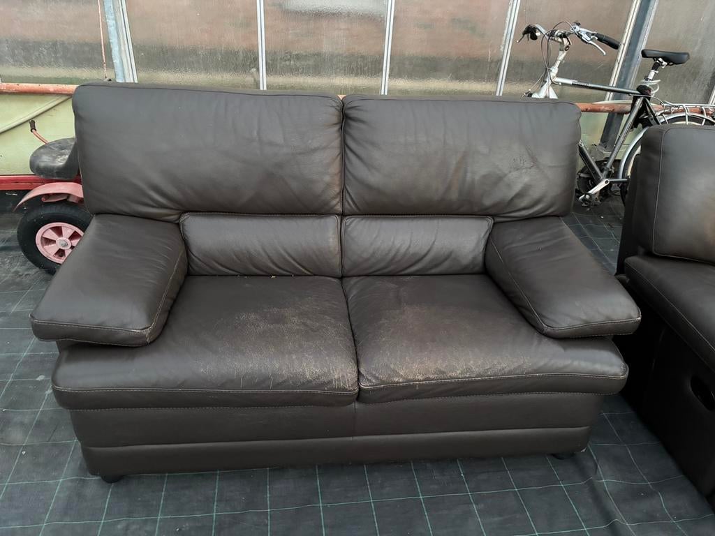 Gratis zetel, Huis en Inrichting, Ophalen, Gebruikt, Leer