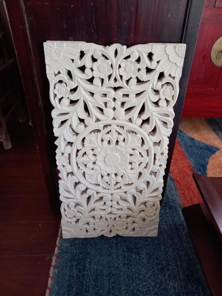 muurdecoratie, Ophalen, Oosters, Hout, 100 cm