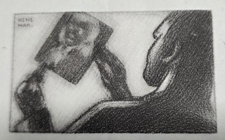 1933+HENEMAN+union des Photographes de Belgique+BELGICANA, Antiquités & Art, Art | Eaux-fortes & Gravures, Gravure, Signé, Portrait