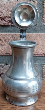 Tinnen kannetje met deksel - Peltro Puro - 95% Tin, Antiek en Kunst, Ophalen of Verzenden