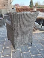 4 rotan tuinstoelen met kussens, Jardin & Terrasse, Chaises de jardin, Enlèvement, Utilisé, Rotin