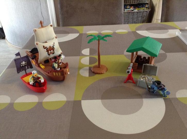 Disney Mickey Mouse & Friends speelgoed piraten set, Kinderen en Baby's, Speelgoed | Actiefiguren, Gebruikt, Ophalen of Verzenden