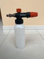 Stihl schuimkop, Ophalen